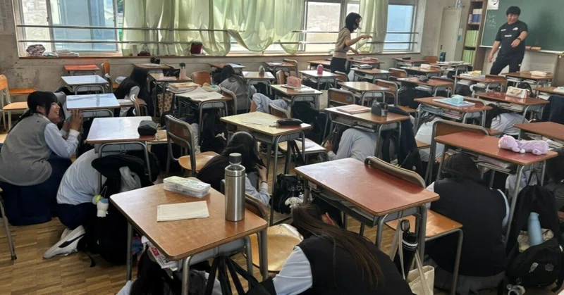  【星林高校】避難訓練を行いました　　