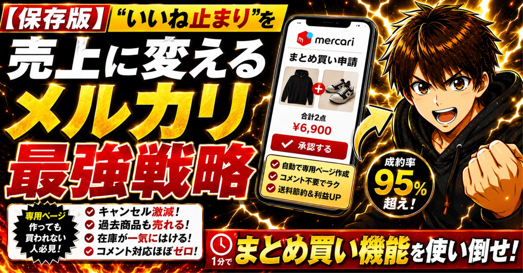保存版】“いいね止まり”を売上に変えるメルカリ最強戦略｜メルカク