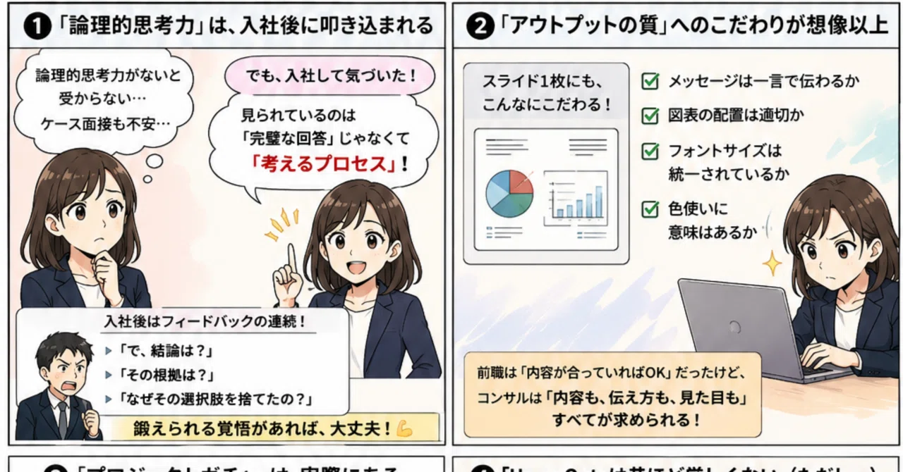 コンサル転職入社前に知りたかったこと5選 💼｜あかさかコンサルしゃん！