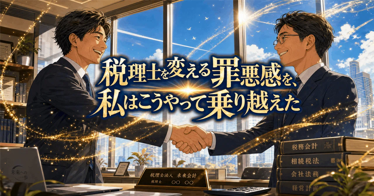 税理士を変える罪悪感を、私はこうやって乗り越えた｜税理士を7回変え