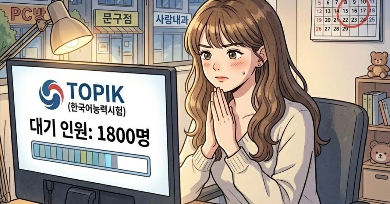 心臓バクバク。TOPIK申し込み当日の15分間を、祈るような気持ちで過ごした私の記録。🔥｜poposan