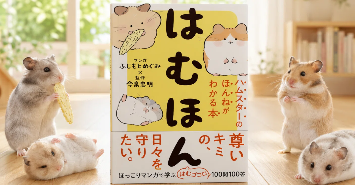 ハムスターの気持ちがわからない？『はむほん』で解き明かす、愛ハムを 