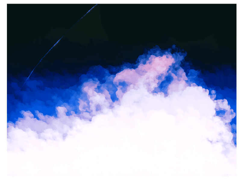 Procreateの雲ブラシで空を描いてみる いお お絵描き Note