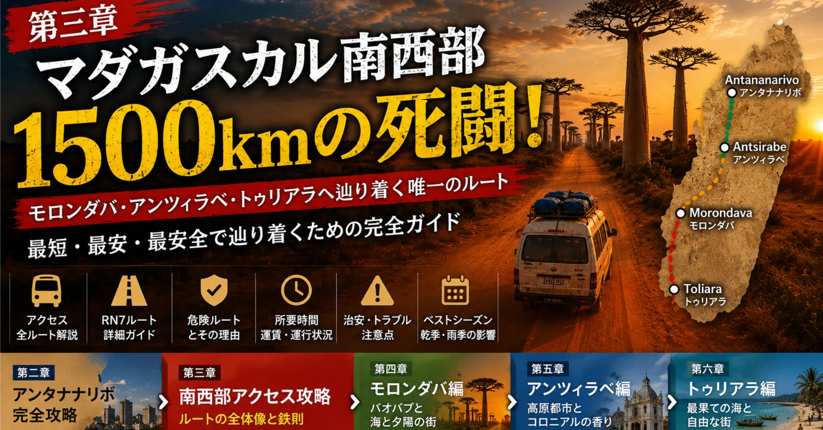マダガスカルオールスターMadagascar All Stars , インポート Chapter 3 | A Life-or-Death Struggle Across 1500km of Southwestern