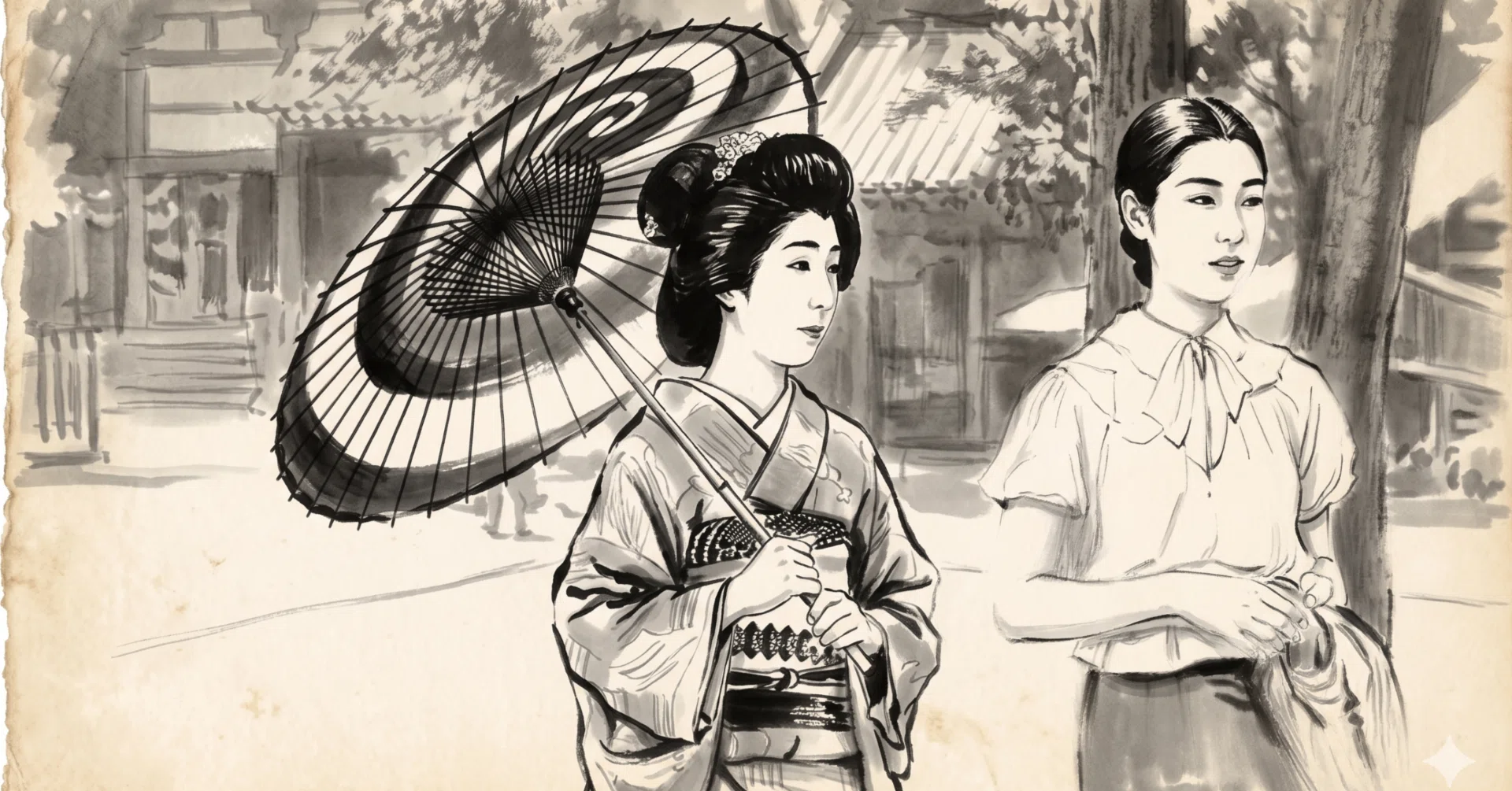 映画「祇園の姉妹」1936年第一映画｜sukebezizy