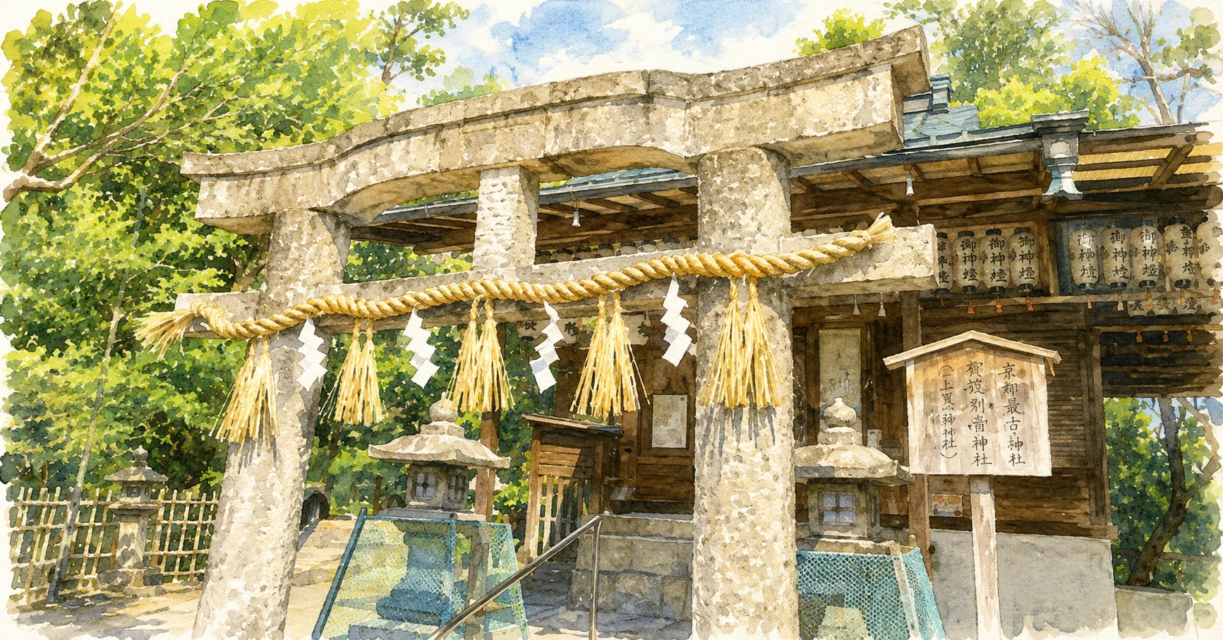 薄紅に染まる川と桜の京都旅「九條邸跡と厳島神社の三珍鳥居