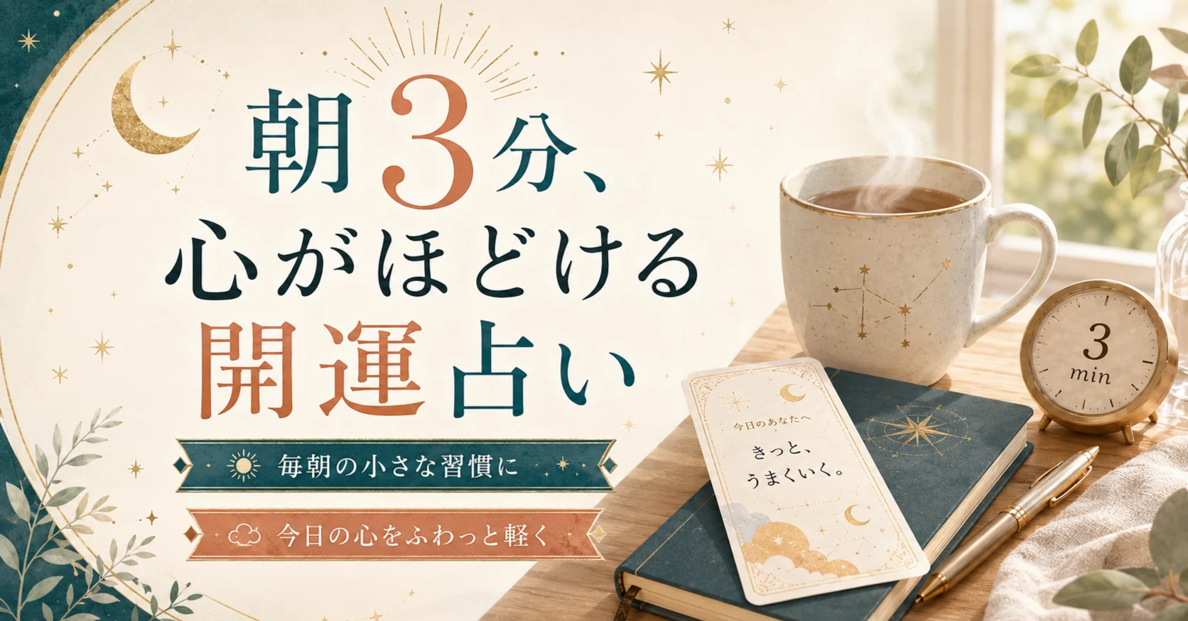 連載Day9朝3分、心がほどける開運占い|迷いがほどけて本音が見える朝 連載Day9朝3分、心がほどける開運占い|迷いがほどけて本音が見える朝