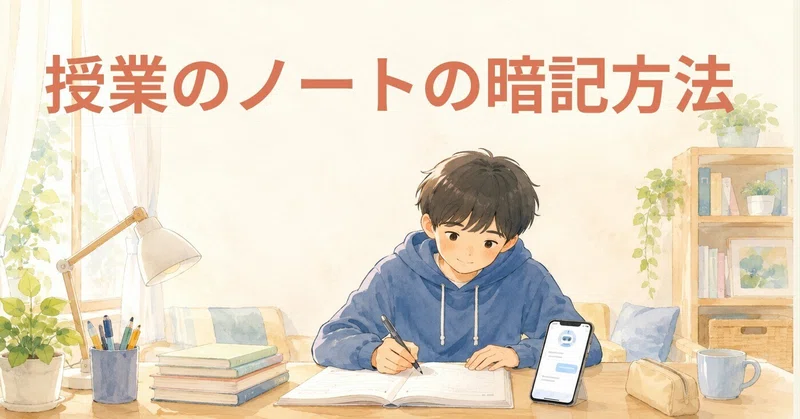 中学生のノート暗記、Claudeで問題集にしたらすごくよかった話
