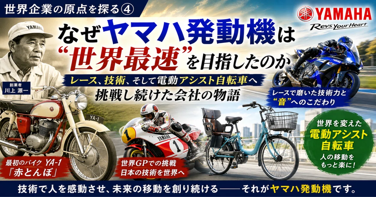 世界企業の原点を探る②│ヤマハ発動機｜taddie7