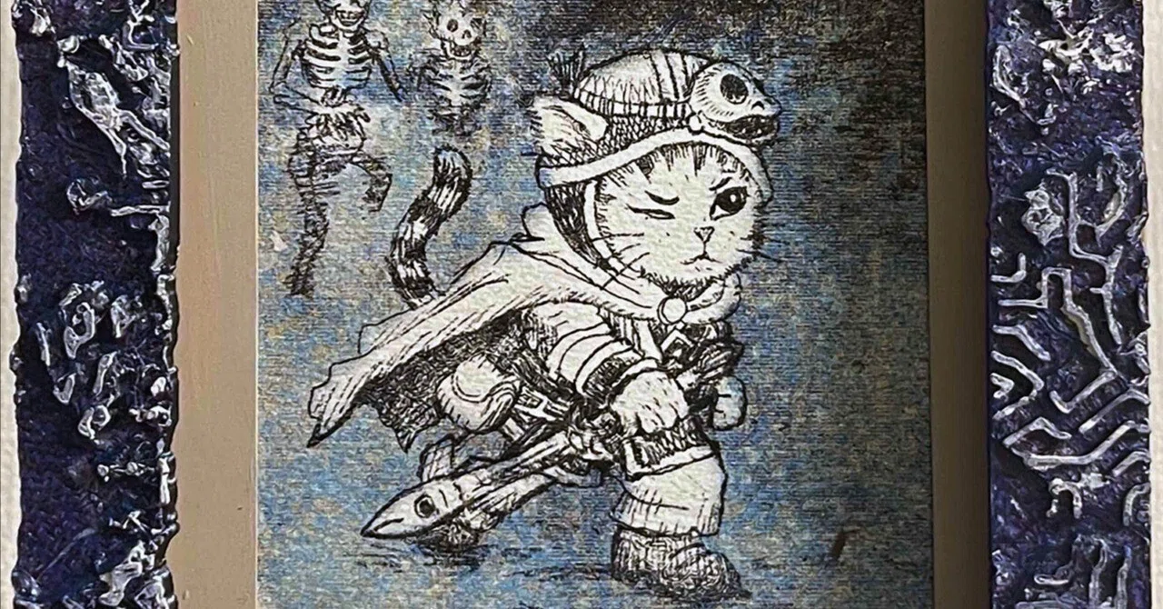 イラスト：ネコ剣士 海の幻影｜🐻クマーム🍕と楽しいなかまたち