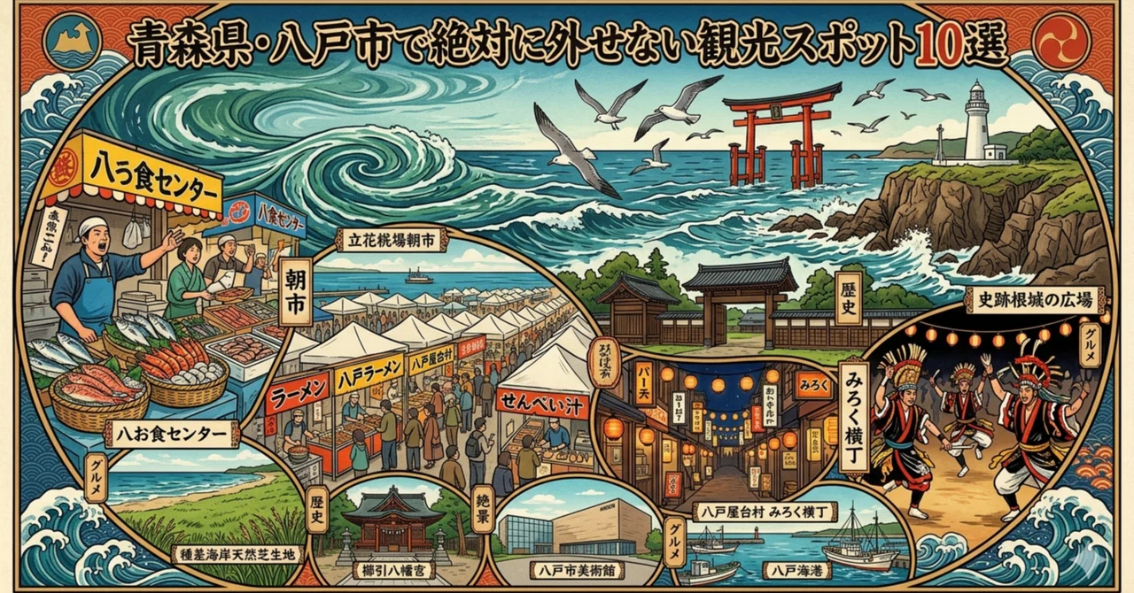 青森県・八戸市で絶対に外せない観光スポット10選｜全国の観光・旅行ナビ