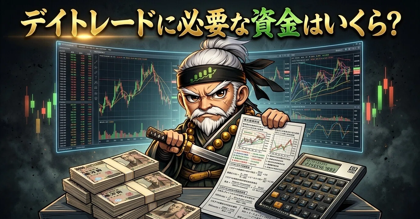 株のデイトレを始めるのに必要な資金はいくら？「資金別の利益目安」を