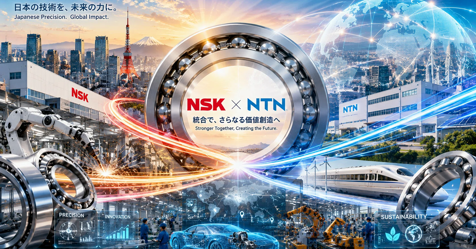bearing-news NSKとNTN 歴史的な経営統合覚書を発表 DailyNews