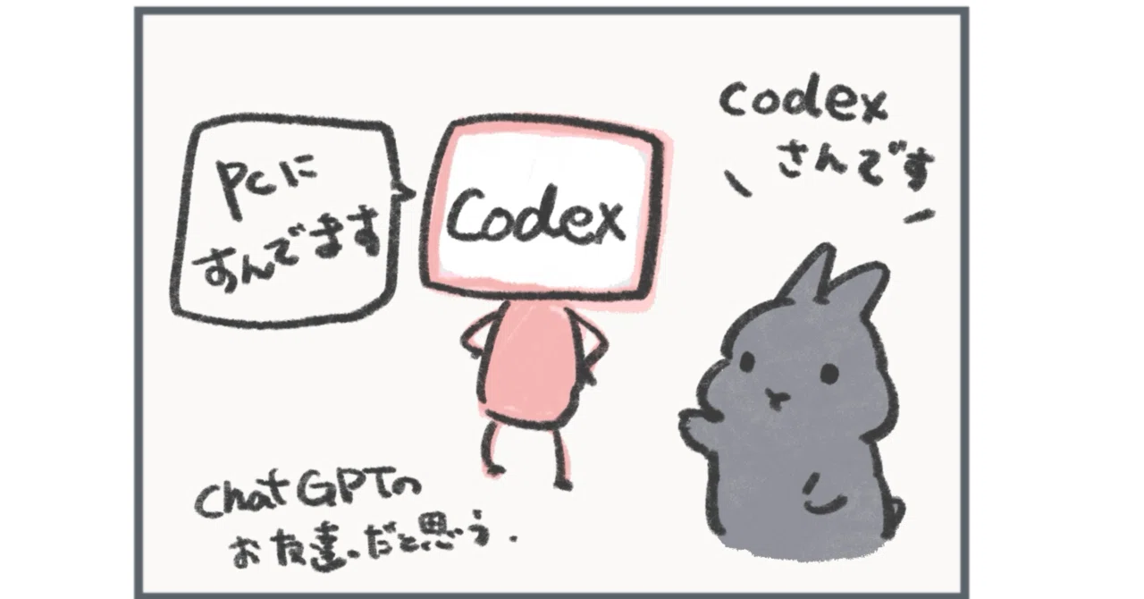 Codex超初心者入門｜うさぽん