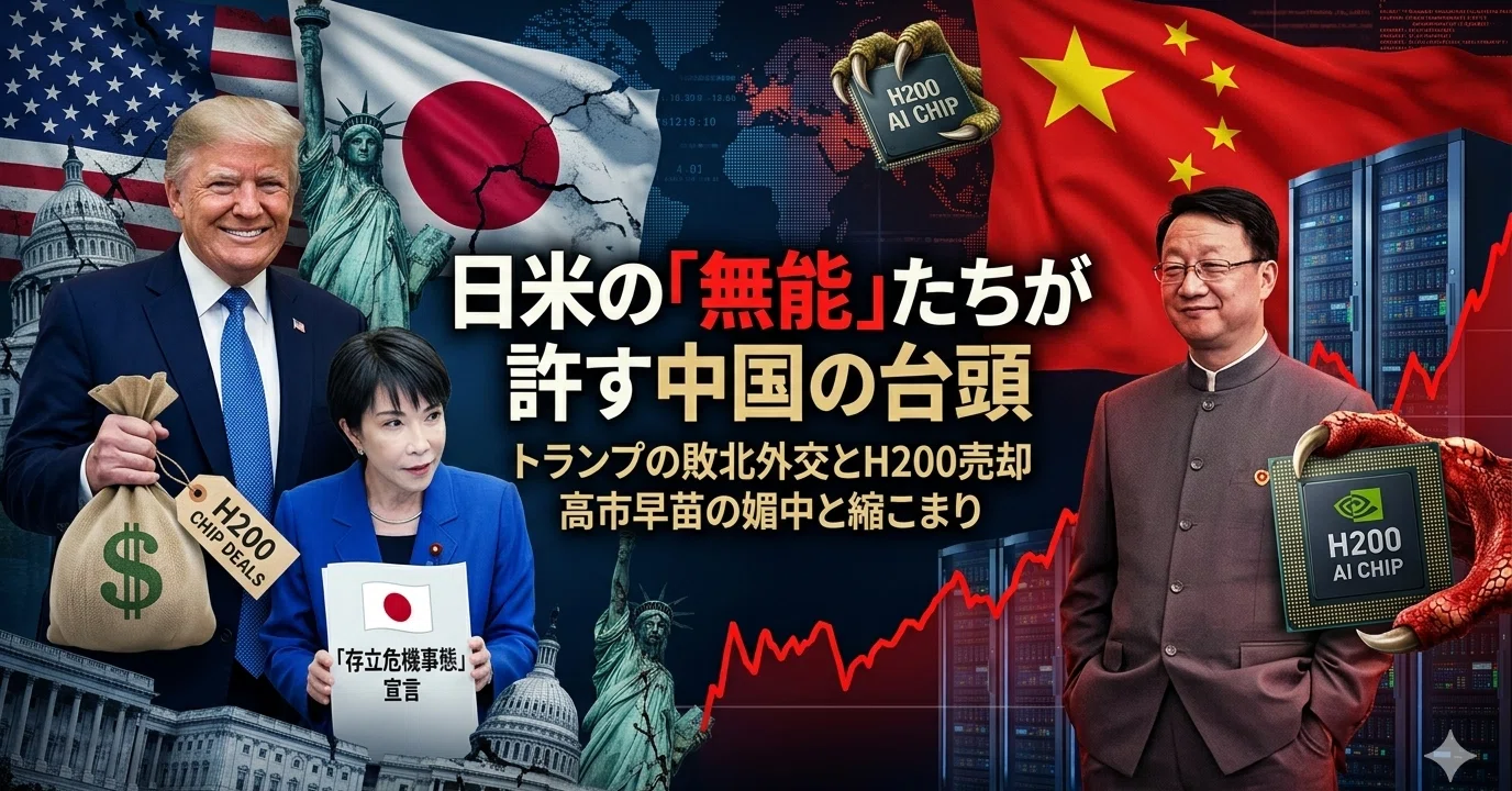 中国の台頭を許す日米の無能──トランプの敗北的訪中と高市早苗の媚中