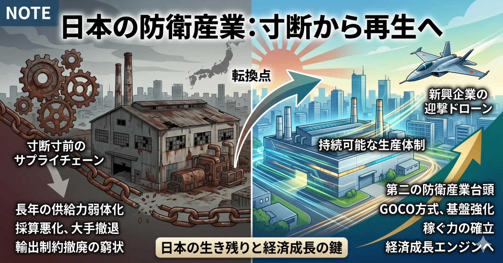 日本の防衛産業に激震】：輸出解禁と「5類型」撤廃で動き出す巨大市場