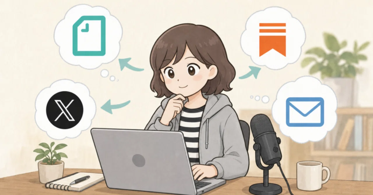 アチーブメント 理念浸透プログラム テキストのみ note、サブスタ、X記事・・・「テキストコンテンツをどこでどう出すか