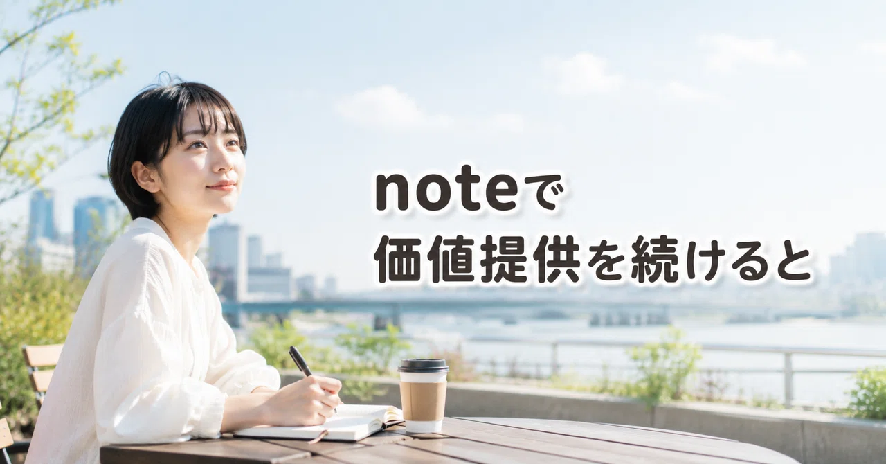 noteで“価値提供”を続けると何が起きるのか｜ヒツジ｜メディア資産構築家