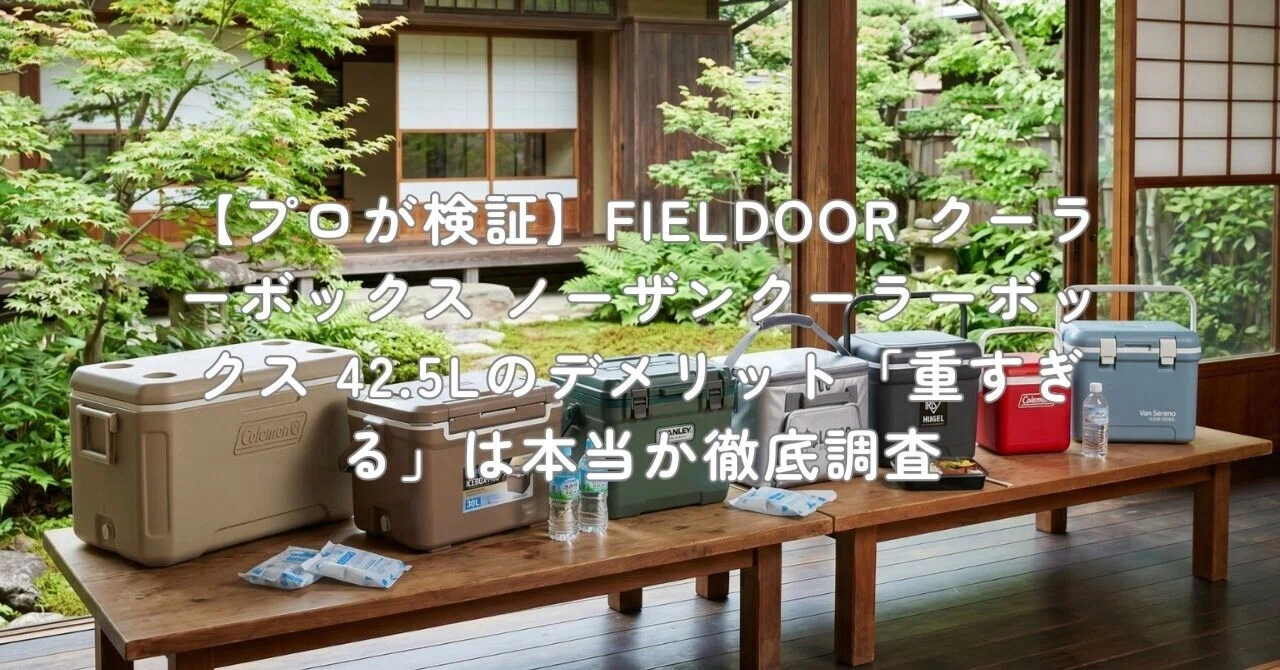 プロが検証】FIELDOOR クーラーボックス ノーザンクーラーボックス 