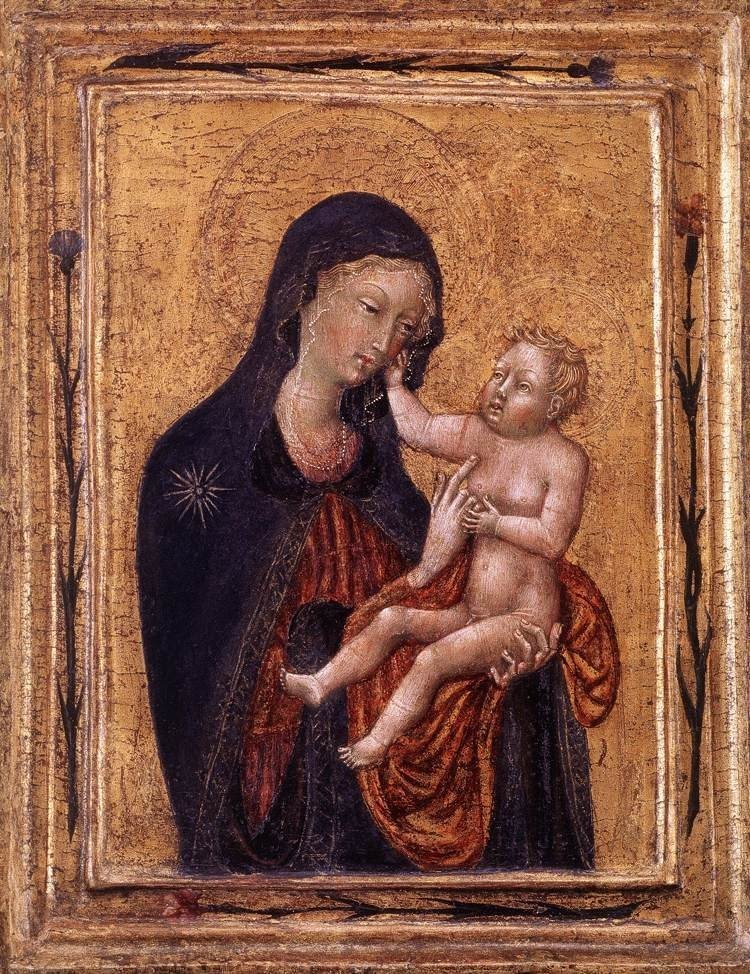 お値打ち！圧巻の美しさ 聖母マリア 油絵 - 絵画/タペストリ