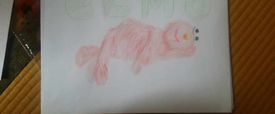 エルモのイラスト かしわ Note