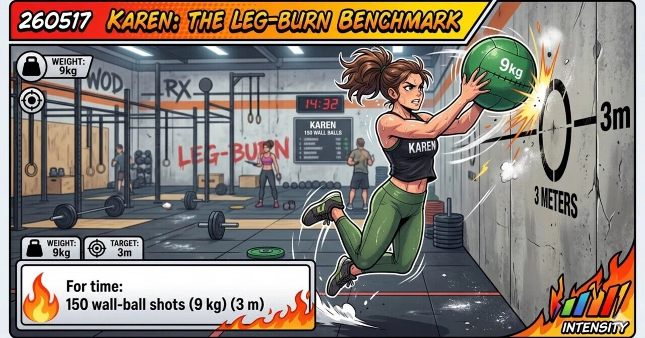 260517 KAREN: THE LEG-BURN BENCHMARK150回の試練！下半身と心肺機能