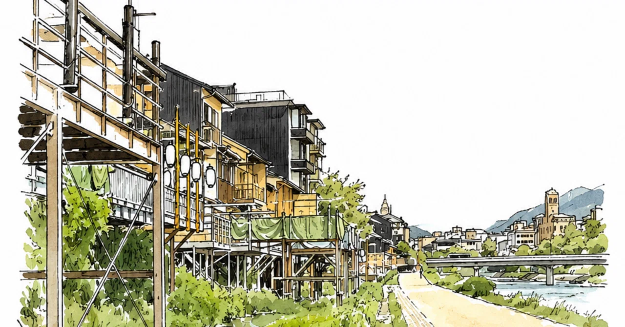 京都の風景 アート フレーム 初夏の京都の風景｜かわむら よしひろ