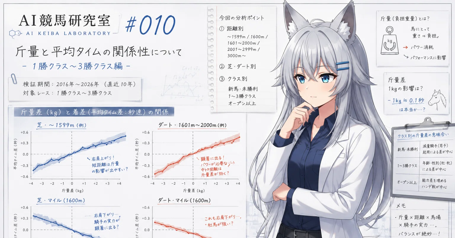 競馬 斤量 と は