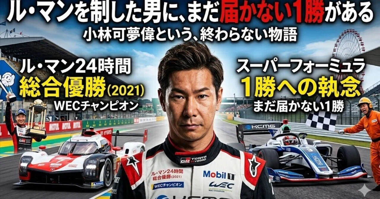 ル・マンを制した男に、まだ届かない1勝がある｜スーパーフォーカス
