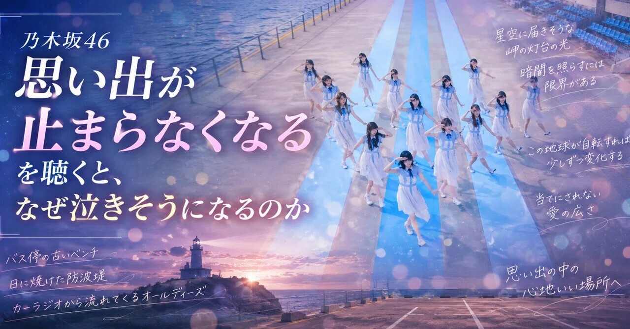 Why I almost cry when I listen to Nogizaka46's 