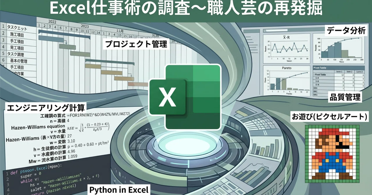 Survey of Excel Work Techniques: Rediscovering Craftsmanship｜KIYO