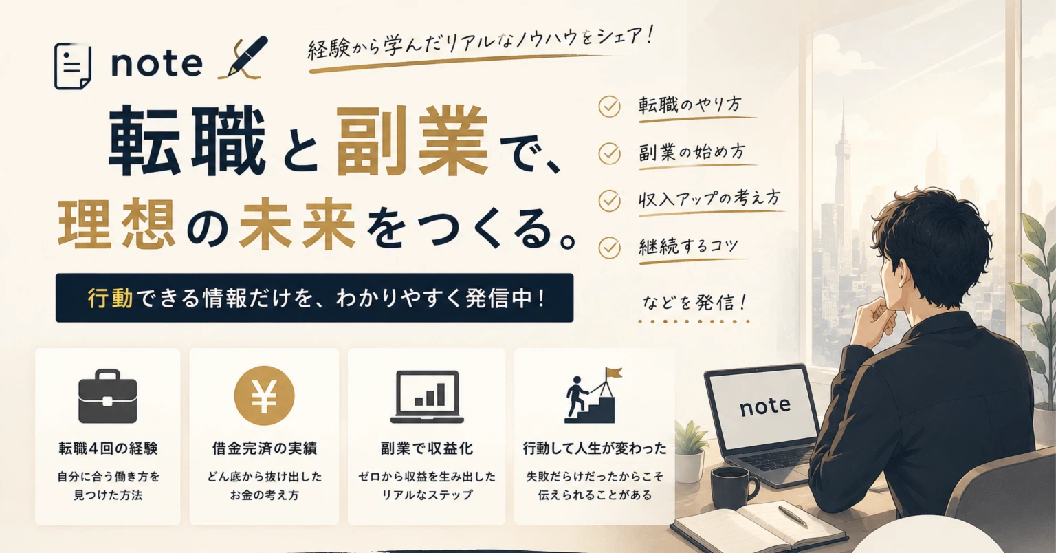 転職×副業のリアル|ゆるさき|note