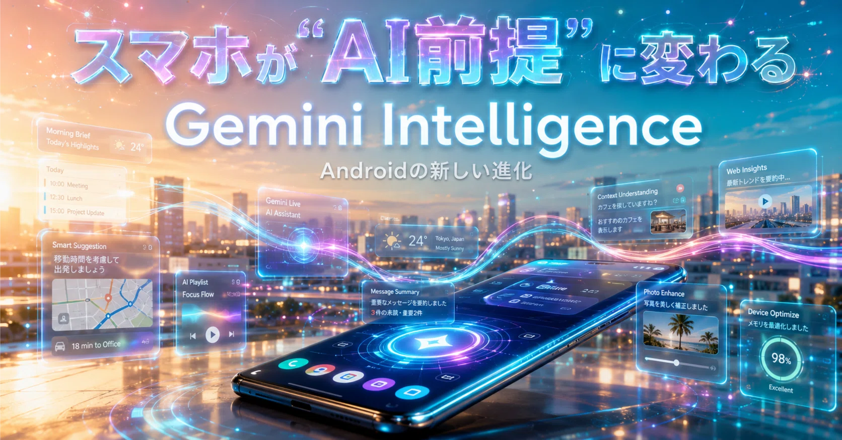 Android is beginning to transform into an AI-first OS｜ピカピカ光 | AI × 日常