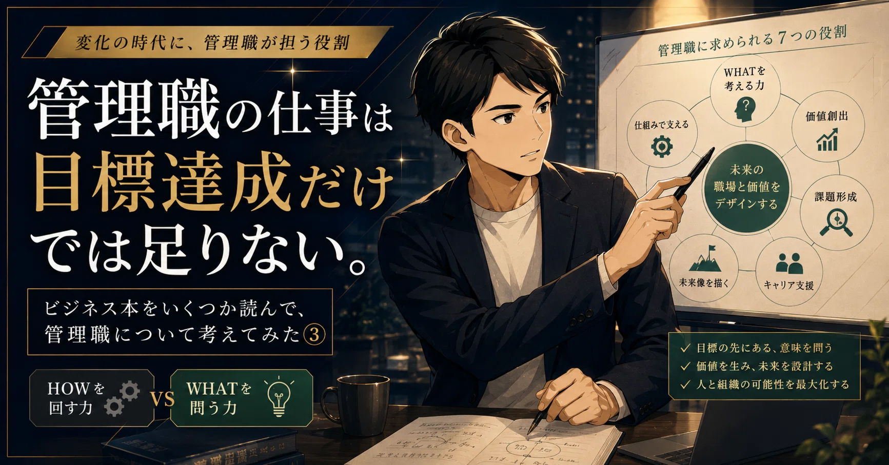 ビジネス本をいくつか読んで、管理職について考えてみた③ ——変化の