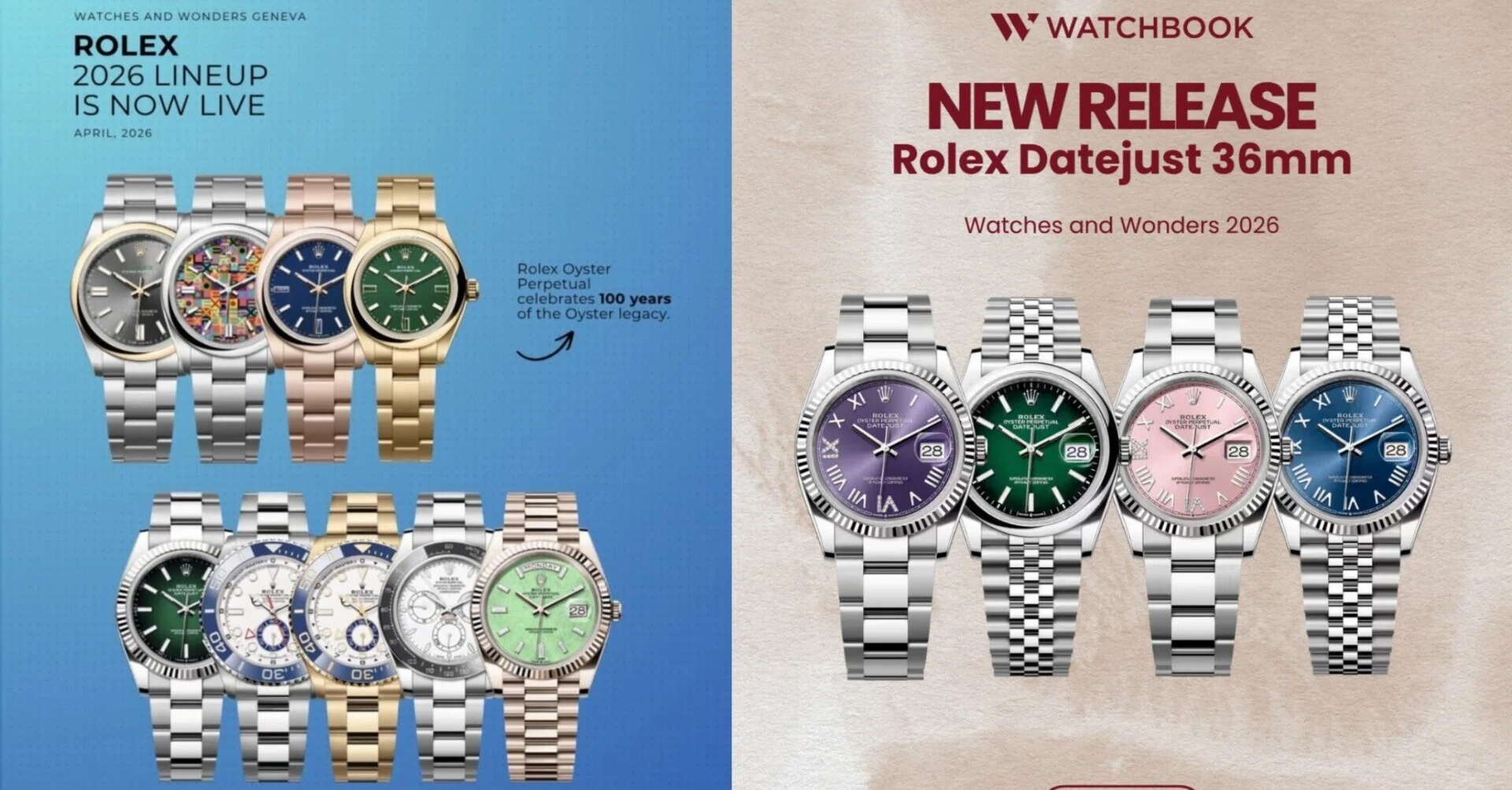 Watches & Wonders 2026】ロレックス新作を徹底考察｜“36mm回帰”と