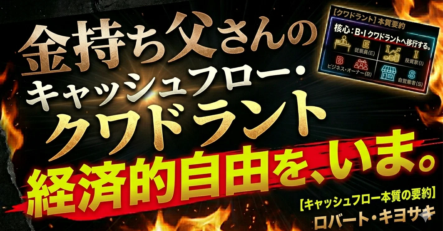 金持ち父さんのキャッシュフロー・クワドラント : 経済的自由があなた