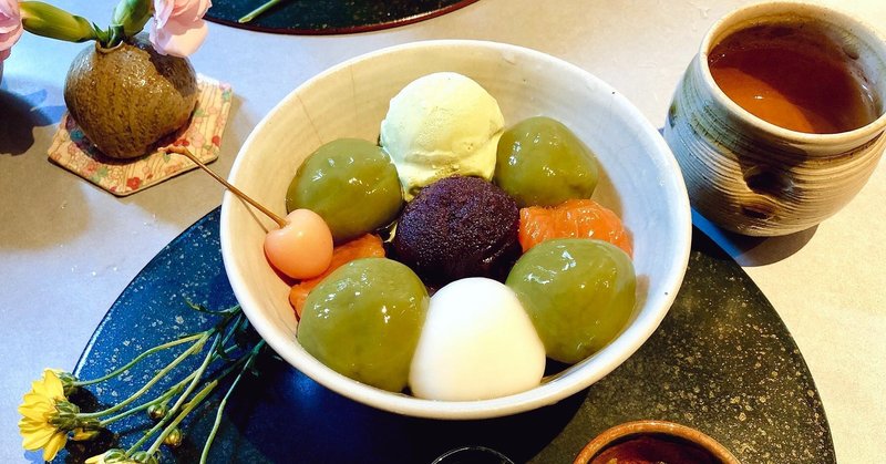 並んでよかった究極の白玉あんみつ 鎌倉の 茶房 雲母 Himeka Note