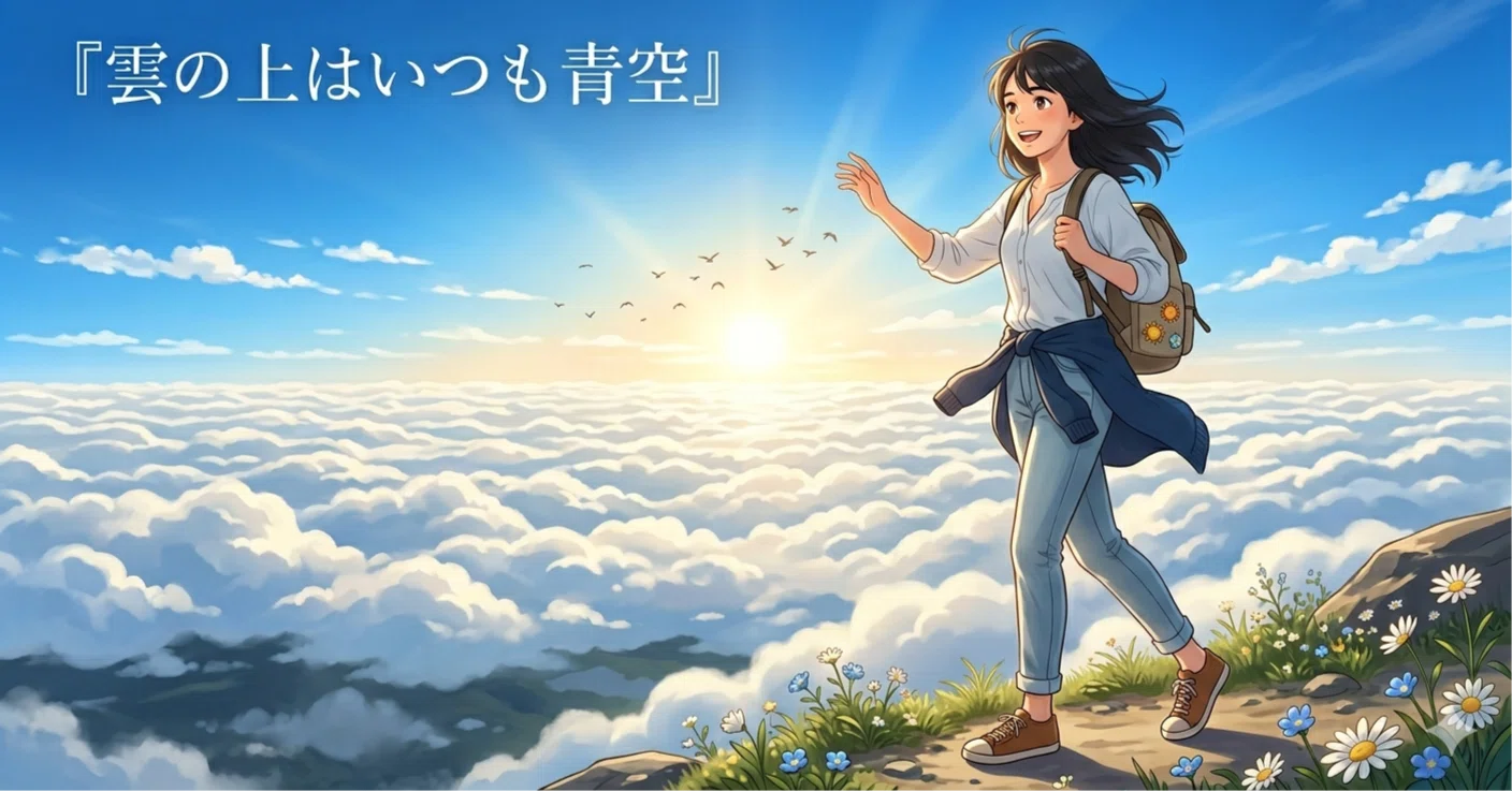 AI作詞紹介】雲の上はいつも青空｜ぶどうスパーク｜フォロバ100
