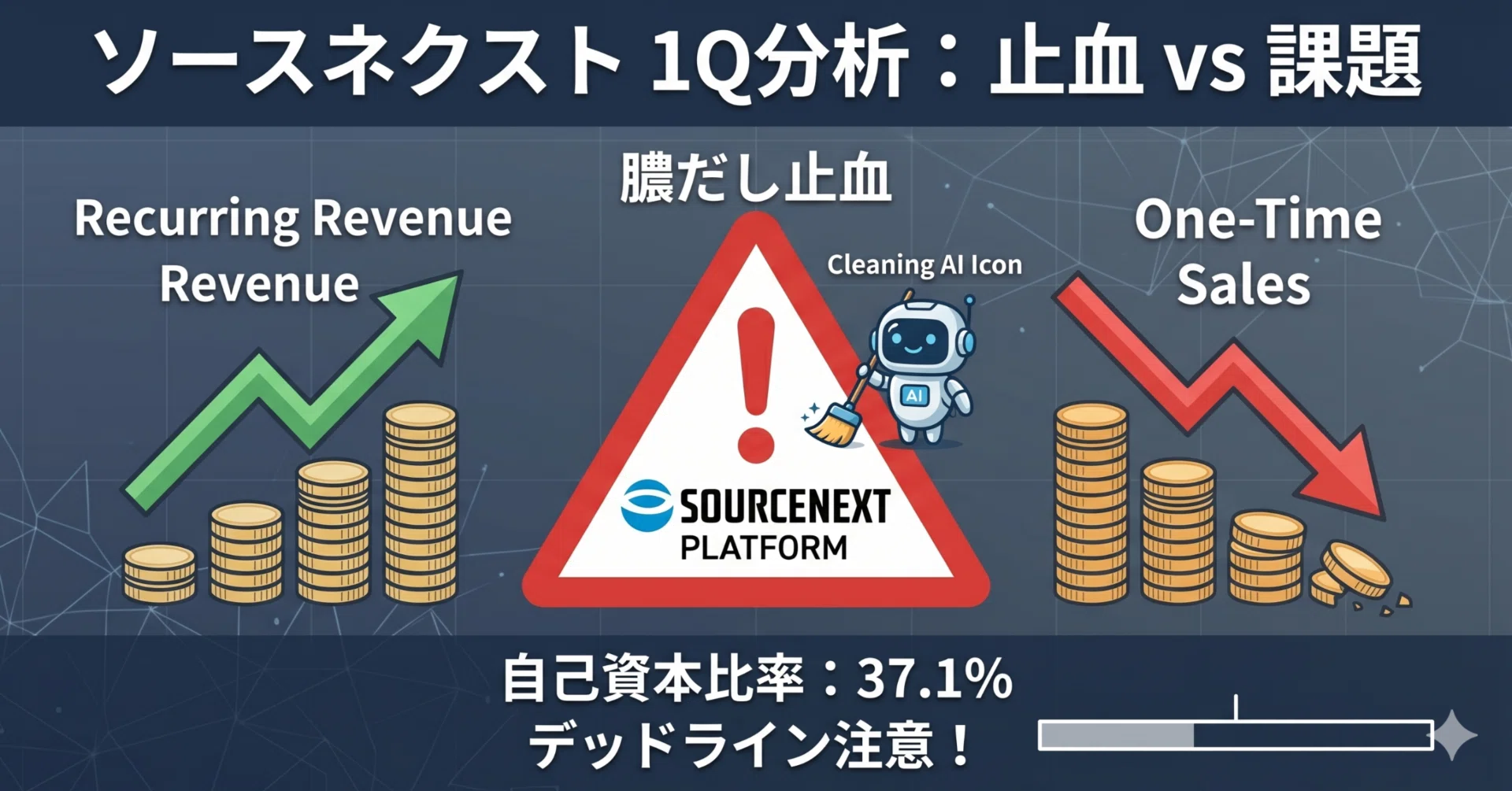 ソースネクスト2026年1Q決算｜赤字は本当に縮小したのか？｜ライター