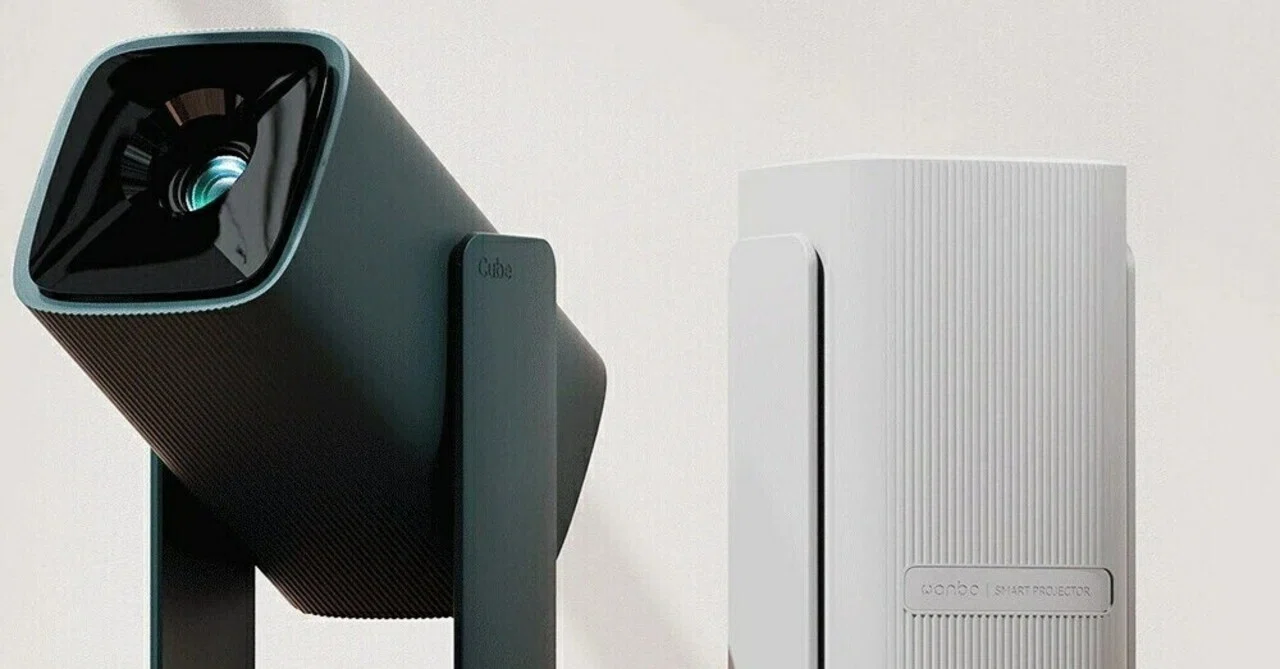 【新品】Wanbo Cube 1 プロジェクター Android スピーカー内蔵 Amazon.co.jp: 【2026最新・Android TV 11.0搭載・360°回転