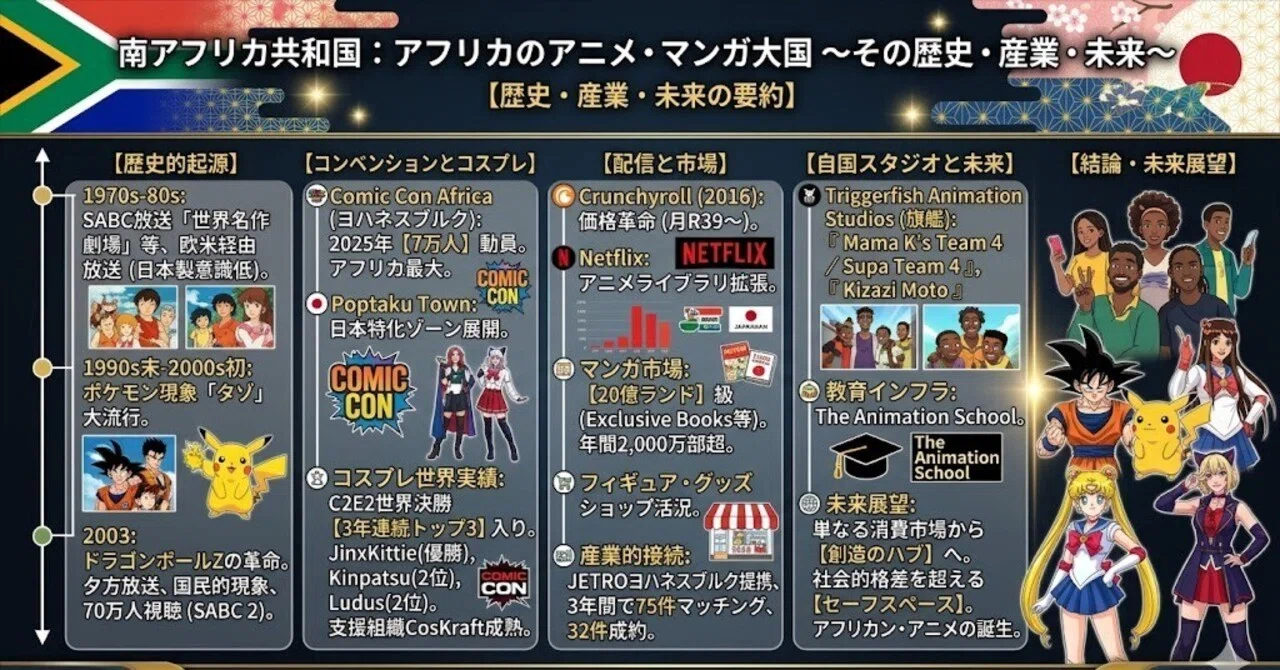 南アフリカのアニメコミュニティ徹底解説——「レインボーネーション」が 