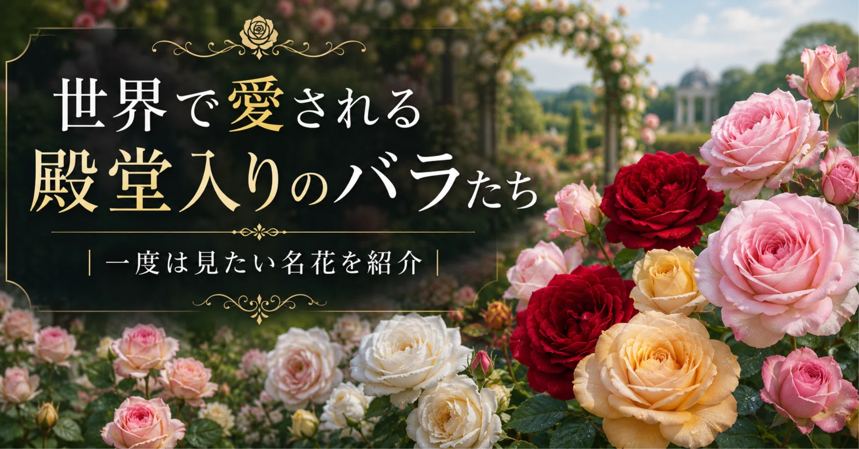 世界で愛される殿堂入りのバラたち｜一度は見たい名花を紹介｜気象予報
