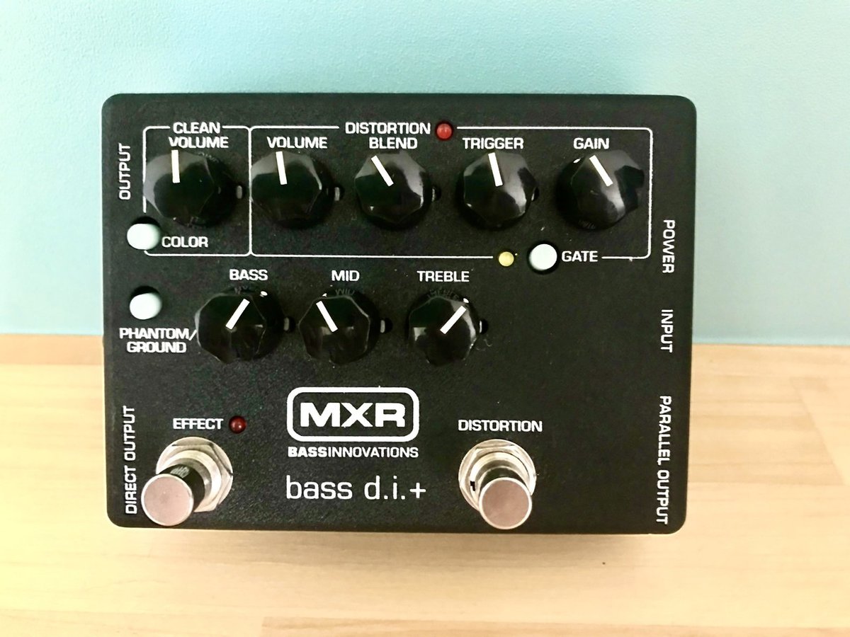 ベースのエフェクター「MXR bass d.i.+」使い方｜藤本真也