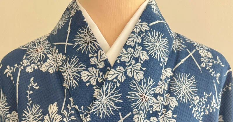 竺仙紅梅浴衣