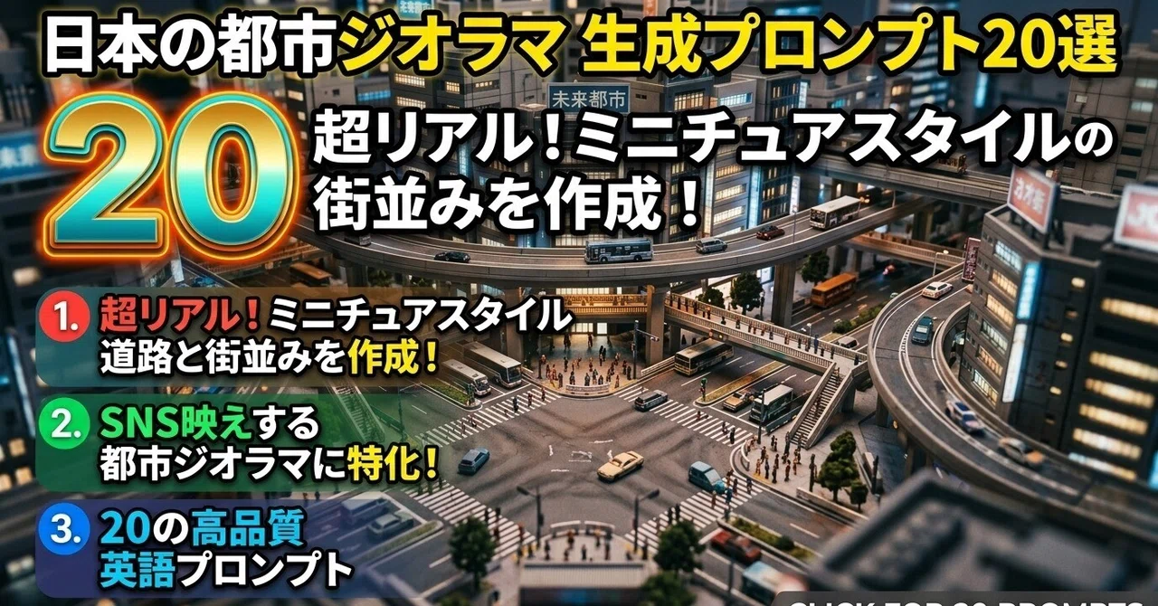 リアル 街 ジオラマ 情景にもこだわる ジオラマ制作 トミックス入門
