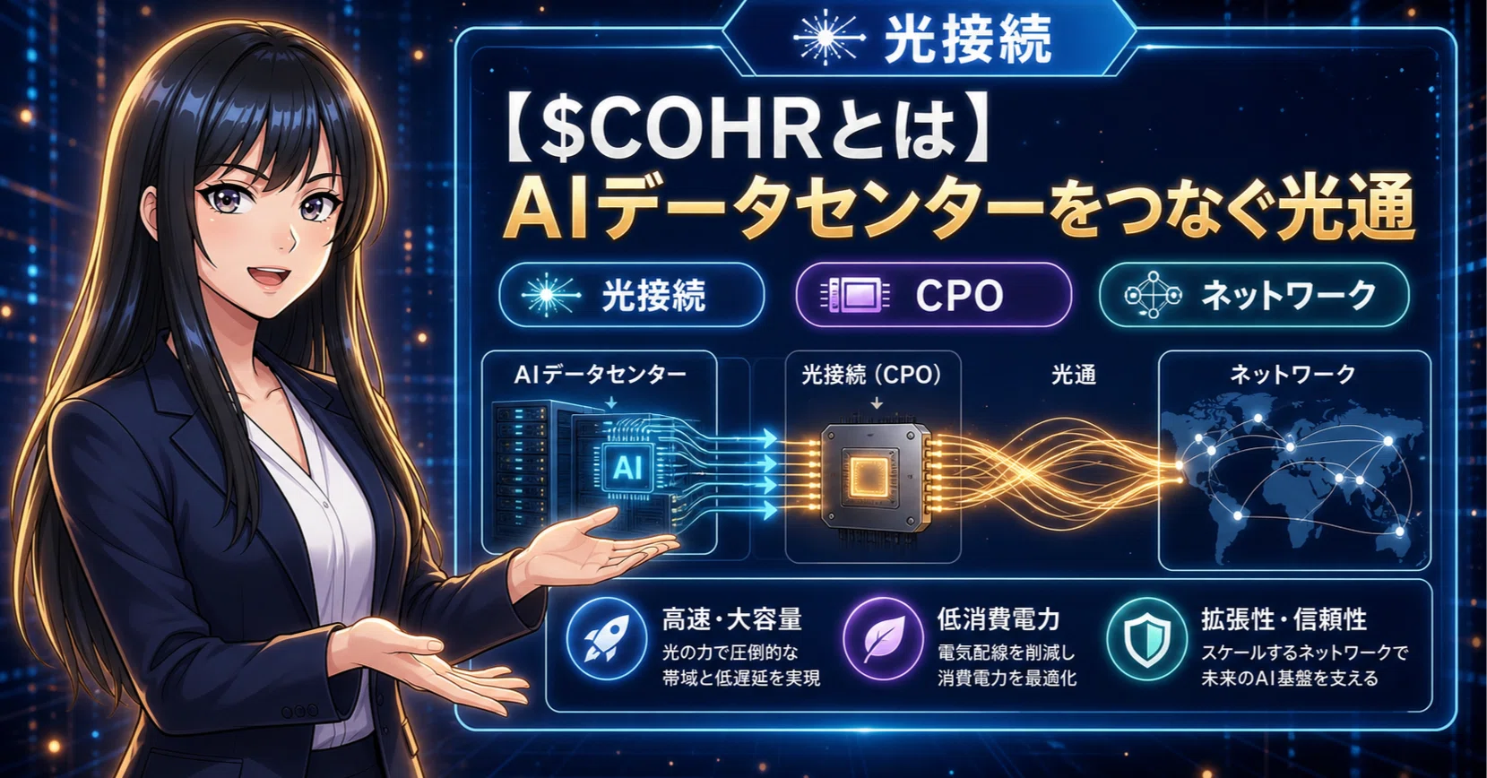 [What is $COHR?] Optical communication stocks connecting AI data ...
