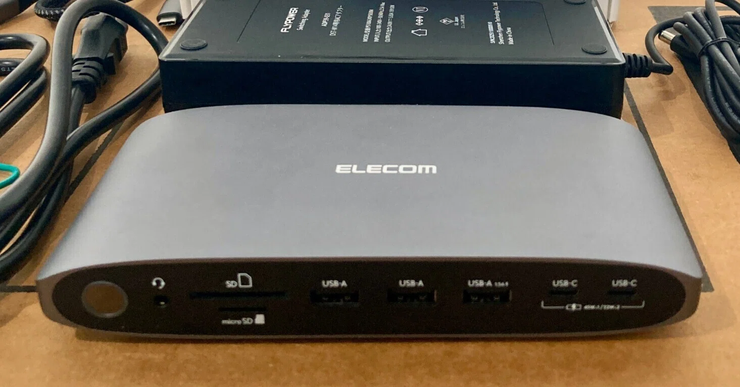⭐︎ELECOM DST-W14SV USB-Cドッキングステーション エレコム3画面拡張ドッキングステーション ELECOM DST-W14 レビュー