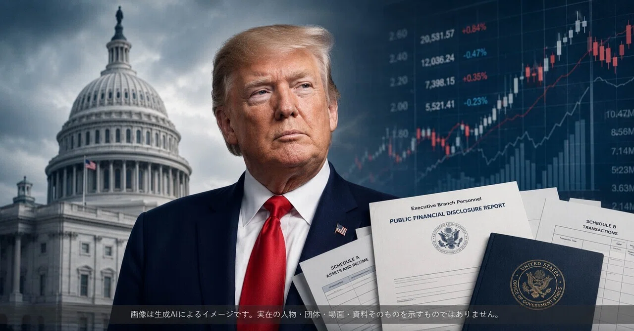 トランプ氏の株取引報告、一次資料で何が分かるのか｜ニュースのとなり