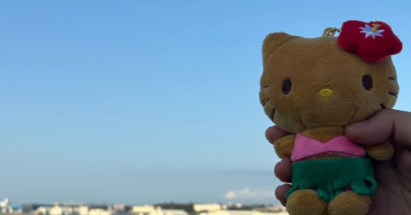 日焼けしちゃったキティちゃん沖縄みやげ東宝堂｜沖縄・那覇 国際通り