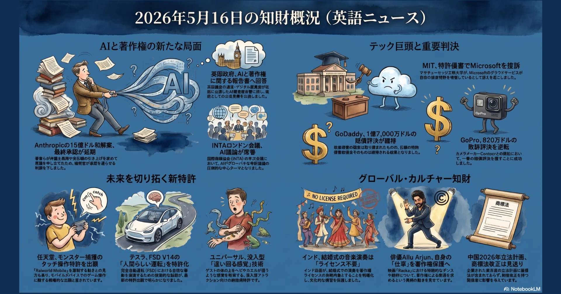 米国の巨額PL訴訟を解剖する（ほぼ新品、送料込） パテサロデイリー【昨日の英語知財ニュース】 2026年5月17日号